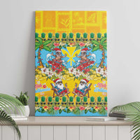 Hawaii Christmas Canvas Wall Art Mele Kalikimaka Tropical Vibes - Polynesian Pride