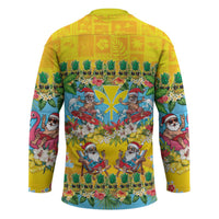 Hawaii Christmas Hockey Jersey Mele Kalikimaka Tropical Vibes LT05 - Polynesian Pride