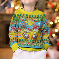 Hawaii Christmas Kid Ugly Christmas Sweater Mele Kalikimaka Tropical Vibes - Polynesian Pride