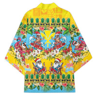 Hawaii Christmas Kimono Mele Kalikimaka Tropical Vibes LT05 - Polynesian Pride