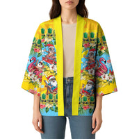 Hawaii Christmas Kimono Mele Kalikimaka Tropical Vibes LT05 - Polynesian Pride