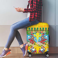 Hawaii Christmas Luggage Cover Mele Kalikimaka Tropical Vibes - Polynesian Pride