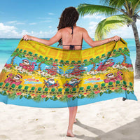 Hawaii Christmas Sarong Mele Kalikimaka Tropical Vibes - Polynesian Pride