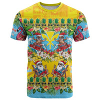 Hawaii Christmas T Shirt Mele Kalikimaka Tropical Vibes - Polynesian Pride