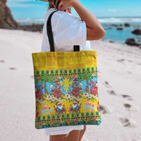 Hawaii Christmas Tote Bag Mele Kalikimaka Tropical Vibes - Polynesian Pride