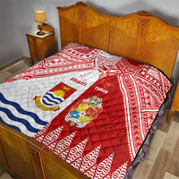 Tonga And Kiribati Quilt Coat Of Arms Polynesian Pattern LT05 - Polynesian Pride