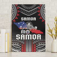 Samoa Black Saturday Canvas Wall Art Samoan Warrior Tribal Pattern LT05 Without Frame Black - Polynesian Pride