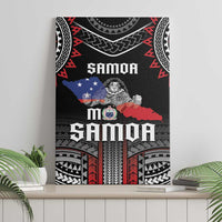 Samoa Black Saturday Canvas Wall Art Samoan Warrior Tribal Pattern LT05 - Polynesian Pride