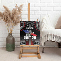 Samoa Black Saturday Canvas Wall Art Samoan Warrior Tribal Pattern LT05 - Polynesian Pride
