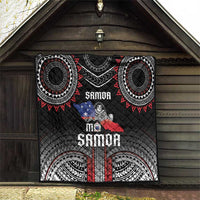 Samoa Black Saturday Quilt Samoan Warrior Tribal Pattern