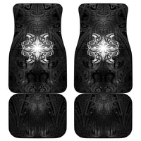 New Zealand Matariki Car Mats Maori Moko Black Galaxy
