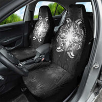 New Zealand Matariki Car Seat Cover Maori Moko Black Galaxy