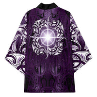 New Zealand Matariki Waipunarangi Kimono Maori Moko Purple Galaxy LT05 - Polynesian Pride