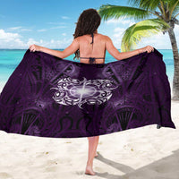 New Zealand Matariki Waipunarangi Sarong Maori Moko Purple Galaxy LT05 - Polynesian Pride
