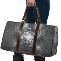 New Zealand Matariki Ururangi Travel Bag Maori Moko Grey Galaxy