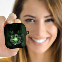 New Zealand Matariki Tupuarangi AirPods Case Maori Moko Green Galaxy LT05 - Polynesian Pride