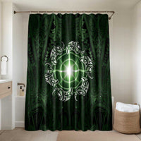 New Zealand Matariki Tupuarangi Bathroom Set Maori Moko Green Galaxy