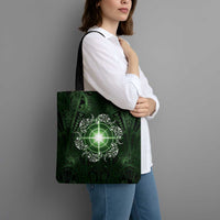 New Zealand Matariki Tupuarangi Tote Bag Maori Moko Green Galaxy LT05 - Polynesian Pride
