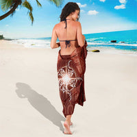 New Zealand Matariki Pohutukawa Sarong Maori Moko Red Galaxy