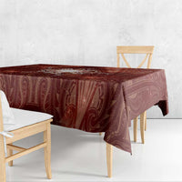 New Zealand Matariki Pohutukawa Tablecloth Maori Moko Red Galaxy