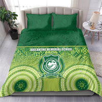Ballantine Memorial School Bedding Set With Fijian Tapa Pattern LT05 - Polynesian Pride