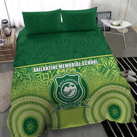 Ballantine Memorial School Bedding Set With Fijian Tapa Pattern LT05 - Polynesian Pride