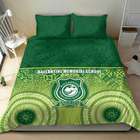 Ballantine Memorial School Bedding Set With Fijian Tapa Pattern LT05 - Polynesian Pride