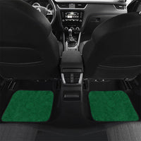 Ballantine Memorial School Car Mats With Fijian Tapa Pattern LT05 Set 2pcs - Back Green - Polynesian Pride