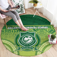 Ballantine Memorial School Round Carpet With Fijian Tapa Pattern LT05 - Polynesian Pride