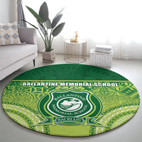 Ballantine Memorial School Round Carpet With Fijian Tapa Pattern LT05 - Polynesian Pride