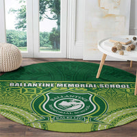 Ballantine Memorial School Round Carpet With Fijian Tapa Pattern LT05 - Polynesian Pride