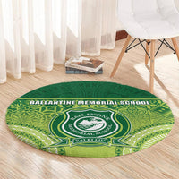 Ballantine Memorial School Round Carpet With Fijian Tapa Pattern LT05 - Polynesian Pride