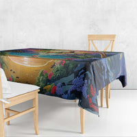 Aloha Hawaii Tablecloth Hula Martini Tropical Vibes LT05 - Polynesian Pride