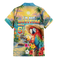 Hawaii Parrot Family Matching Mermaid Dress and Hawaiian Shirt Im Not Waiting Till 5 Oclock