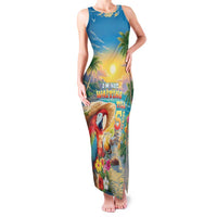 Hawaii Parrot Family Matching Tank Maxi Dress and Hawaiian Shirt Im Not Waiting Till 5 Oclock