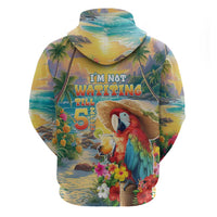Hawaii Parrot Hoodie Im Not Waiting Till 5 Oclock - Polynesian Pride