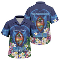 Guam Liberation Day Family Matching Tank Maxi Dress and Hawaiian Shirt Pas Para I Chamoru
