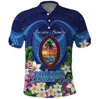 Guam Liberation Day Polo Shirt Pas Para I Chamoru