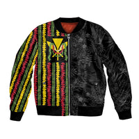 Hawaii Lei Kanaka Maoli Flag Bomber Jacket Tropical Vibes