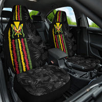 Hawaii Lei Kanaka Maoli Flag Car Seat Cover Tropical Vibes