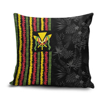 Hawaii Lei Kanaka Maoli Flag Pillow Cover Tropical Vibes