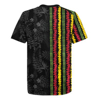Hawaii Lei Kanaka Maoli Flag Rugby Jersey Tropical Vibes