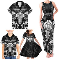 New Zealand Te Reo Maori Family Matching Tank Maxi Dress and Hawaiian Shirt Korero Maori Ai Au LT05 - Polynesian Pride