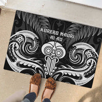 New Zealand Te Reo Maori Rubber Doormat Korero Maori Ai Au LT05 - Polynesian Pride