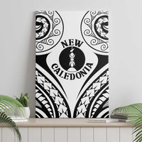 New Caledonia Day Canvas Wall Art Polynesian Curves White Color - Polynesian Pride
