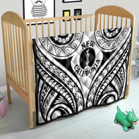 New Caledonia Day Quilt Polynesian Curves White Color - Polynesian Pride