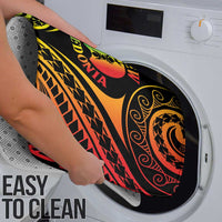 New Caledonia Day Bathroom Set Polynesian Curves Reggae Color - Polynesian Pride