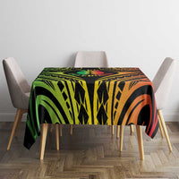 New Caledonia Day Tablecloth Polynesian Curves Reggae Color - Polynesian Pride