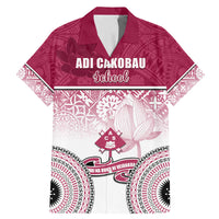 Adi Cakobau School Family Matching Mermaid Dress and Hawaiian Shirt 75th Anniversary LT05 Dad's Shirt - Short Sleeve Pink - Polynesian Pride