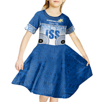 personalized-international-school-suva-kid-short-sleeve-dress-with-fijian-tapa-pattern